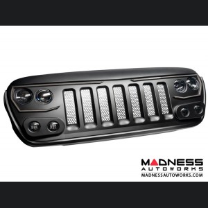 Jeep Gladiator JT Vector Series - Full LED Grille - Flat Black